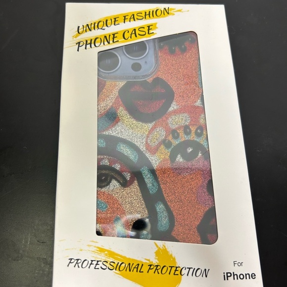 iPhone 14 Pro Max Glitter Graphic Phone Case New - Picture 3 of 9